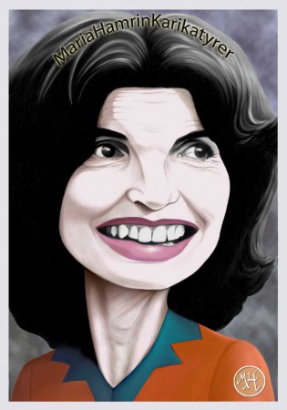 Jackie Kennedy Onassis.